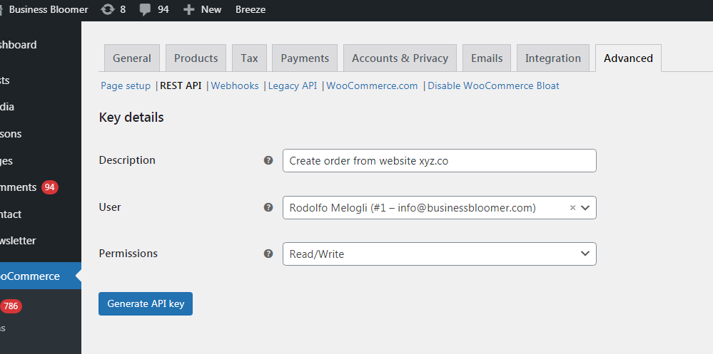 WooCommerce: Create An Order From Another Website!