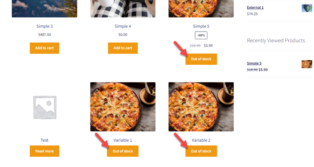 WooCommerce: Rename “Read more” To “Out of stock” @ Shop